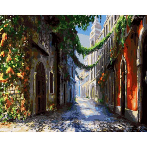 Картина по номерам "Тихий переулок"