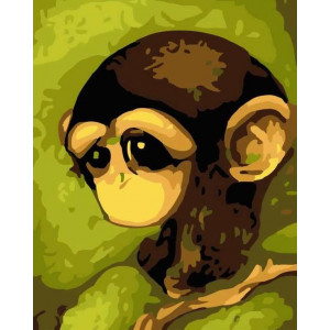 Картина по номерам "Мавпа"