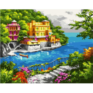 Картина по номерам "Райський острів"
