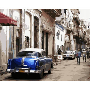 Картина по номерам "Улочки Кубы"