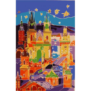 Картина по номерам "Разноцветная Прага"