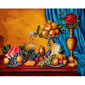 Картина по номерам "Натюрморт із фруктами"