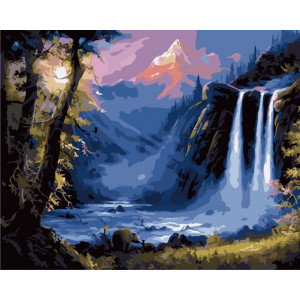 Картина по номерам "Водопад"