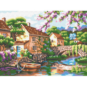 Картина по номерам "Голландське село"