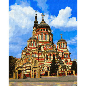 Картина по номерам "Благовещенский кафедральный собор"