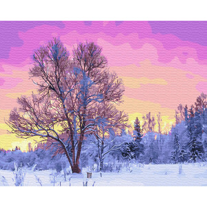 Картина по номерам "Пурпурний ранок"