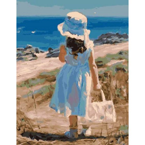 Картина по номерам "Дівчата на морі"