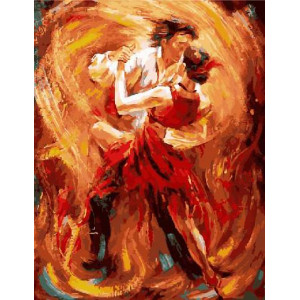 Картина по номерам "Вихрь танго"