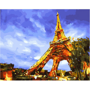 Картина по номерам "Блеск Парижа"