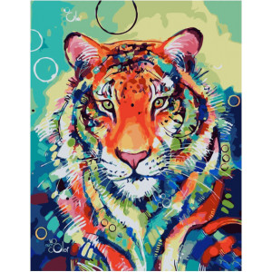 Картина по номерам "Чарівний тигр"