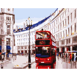 Картина по номерам "Будни Лондона"