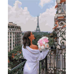 Картина по номерам "Нежность парижского утра"