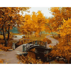 Картина по номерам "Золотая осень"