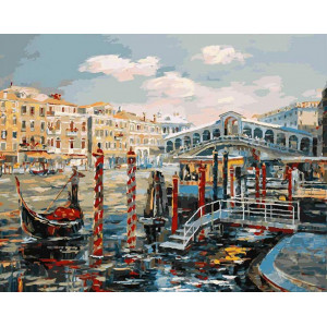 Картина по номерам "ВенецияМост Риальто"