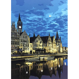 Картина по номерам "Гент Бельгия"
