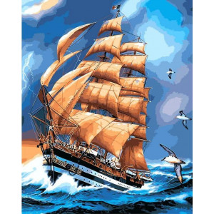 Картина по номерам "Корабль Америго Веспуччи"