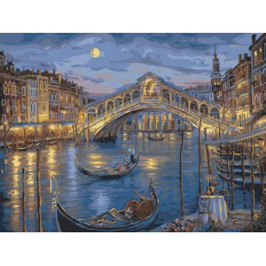 Картина по номерам "Вечерняя Венеция"