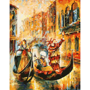 Картина по номерам "Венецианская гондола"