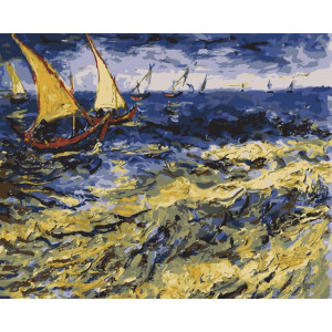 Картина по номерам "Вид на море в Сент-Мари"