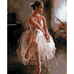 Картина по номерам "Юная балерина"