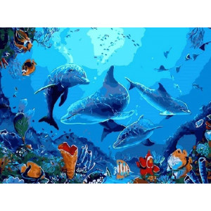 Картина по номерам "Подводный мир"