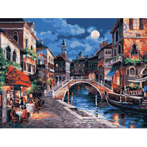 Картина по номерам "Вечерняя Венеция"