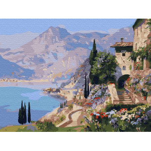 Картина по номерам "Италия. Озеро Комо"