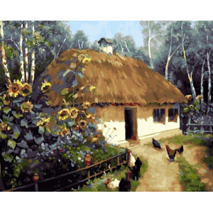Картина по номерам "Український дворик"