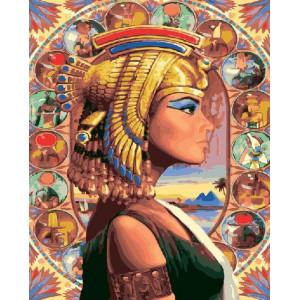 Картина по номерам "Египетская принцесса"