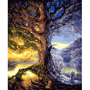 Картина по номерам "Дерево жизни"