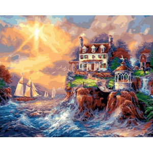 Картина по номерам "Райская бухта"