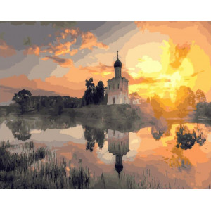 Картина по номерам "Храм на світанку"