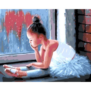 Картина по номерам "Маленькая балерина"
