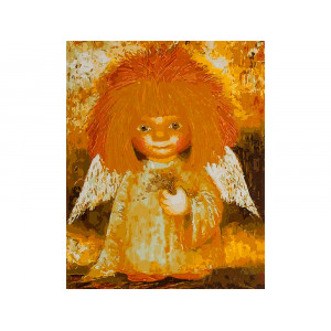 Картина по номерам "Солнечный ангел"