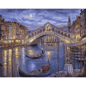 Картина по номерам "Венеция в огнях"
