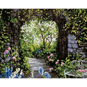 Картина по номерам "Садовая арка"