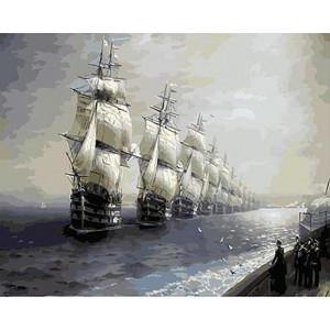 Картина по номерам "отр Черноморского флота"