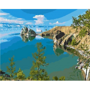 Картина по номерам "Озеро Байкал"