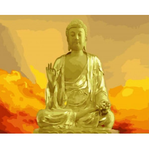 Картина по номерам "Сонячний Будда"