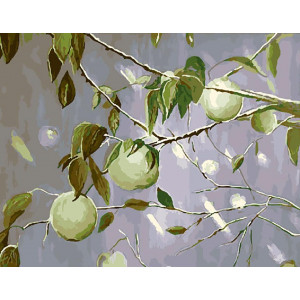 Картина по номерам "Яблочный дождь"