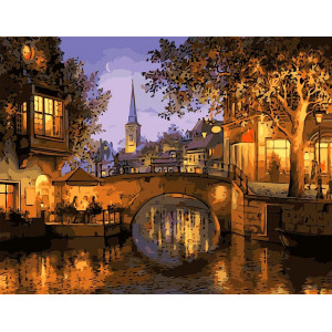 Картина по номерам "Красота вечернего города"