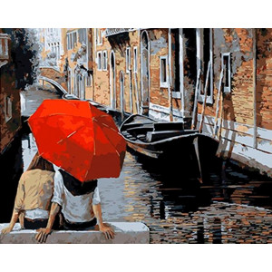 Картина по номерам "Влюбленные в Венеции"