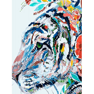 Картина по номерам "Акварельный тигр"