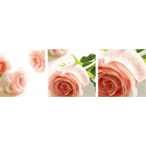 Картина по номерам "Розовые розы х"