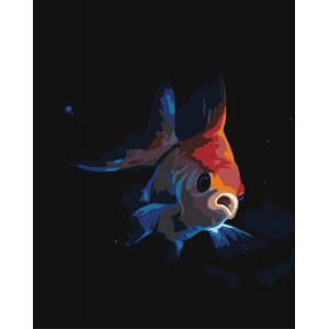 Картина по номерам "Декоративная рыбка"