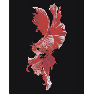 Картина по номерам "Червона рибка"