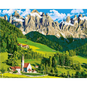 Картина по номерам "Альпийские луга"