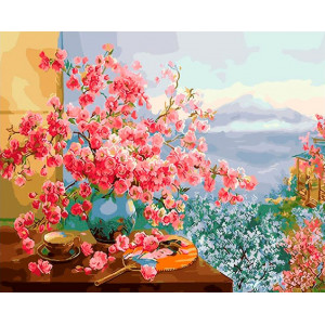 Картина по номерам "Весна у Японії"