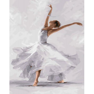 Картина по номерам "Белый танец"