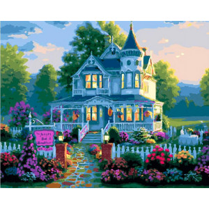Картина по номерам "Дом мечты"